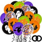62PCS Halloween Party Balloons Decorations, 12 Inch