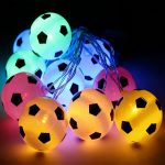 Soccer String Lights Decorations, Battery & USB
