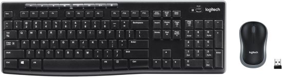 Logitech MK270 Wireless Keyboard and Mouse Combo for