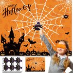 Halloween Party Games Pin The Spider on The Web Game