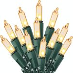 Joiedomi Clear Christmas String Lights Indoor,100 Count