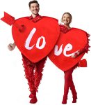 Leyndo 2 Pcs Valentine's Day Couples Costumes for