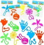 50 PCS Halloween Stretchy Sticky Hands Party Favors For