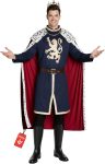 Morph Royal Mens King Costume Adult Noble King