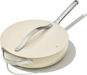 Caraway Nonstick Ceramic Sauté Pan with Lid (4.5 qt,