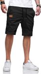 JMIERR Mens Casual Shorts - Cotton Drawstring Summer