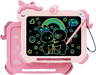 Kikapabi LCD Writing Tablet for Kids, Unicorn Colorful