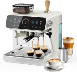 20 Bar Espresso Machine with Grinder, Espresso Maker