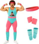 fun shack 80s Exercise Costumes For Men, 80s Workout