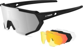 X-TIGER Polarized Sports Sunglasses with 5