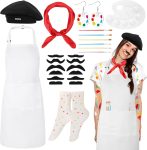 Artist Costume for Adults, Painter Dress Up Set with