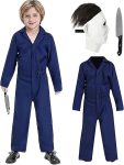 Kuberas Kids Killer Costume for Boys Scary Kills