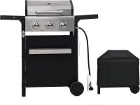 3-Burner Propane Gas Grill with Heavy Duty Waterproof