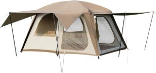 Vidalido 4-6 Person Camping Tent with 3 Door 2 Room