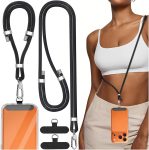 4-IN-1 Phone Lanyard + Wrist Strap, 2PCS Adjustable
