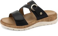 UBFEN Womens Low Wedge Sandals with Arch Support &