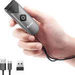 Eyoyo Bluetooth 2D&1D Barcode Scanner, Portable