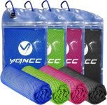 YQXCC Cooling Towels | 4 Pack 47"x12" | Ice Cool for