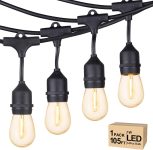 Svater Outdoor String Lights Led 105FT, Commercial
