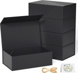 5 Pack Black Gift Box, 9.5x6x3'' Gift boxes for