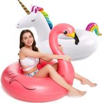 Inflatable Unicorn Flamingo Pool Floats - Jasonwell 2