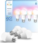 Philips Hue Essential Smart LED A19 Bulb, White and