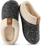 ULTRAIDEAS Women's Indoor Bedroom Slipper with Memory