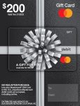 MasterCard Physical Gift Card – $200 (plus $6.95