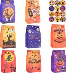 leconico Halloween Treat Bags - 24pcs Halloween Paper