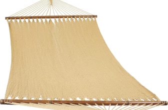 Sunnydaze Soft-Spun Polyester Rope Double Hammock for