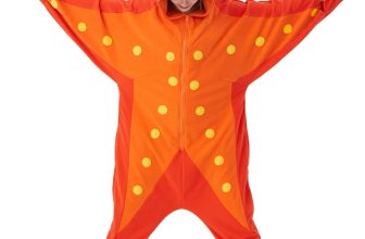 Adult Starfish Costume Star Onesie Pajamas - Sea Animal