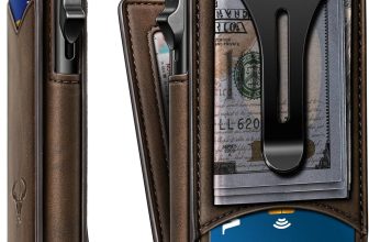 BULLIANT Men Wallet,Magnetic Metal Wallet Money Clip