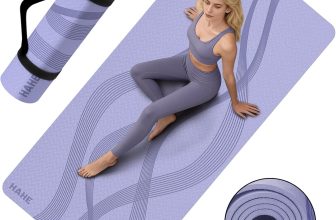 Yoga Mat High Density Exercise Mat, 76"x32"x0.27"Thick