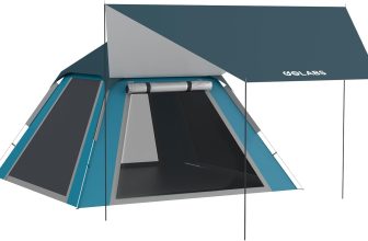 Golabs 2-3 Person Camping Tent w/ 9.5x8.5 ft Canopy,