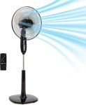 Amazon Basics 16" Pedestal Fan with Remote, Floor Fan,