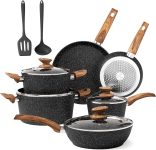 DishDelight Induction Pots and Pans Set Non Stick, 12