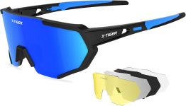 X-TIGER Polarized Sports Sunglasses with 5