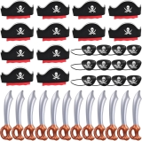 ZeeDix 36 Pcs Pirate Accessories for Kids, Include 12 Review halloween kids accessories