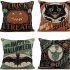 3 Pcs Flat Vintage Halloween Wood Decoration Indoor Review vintage halloween decor