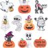 2 Pcs Halloween Candy Bowl with Holder Plastic Trick or Review halloween candy holders